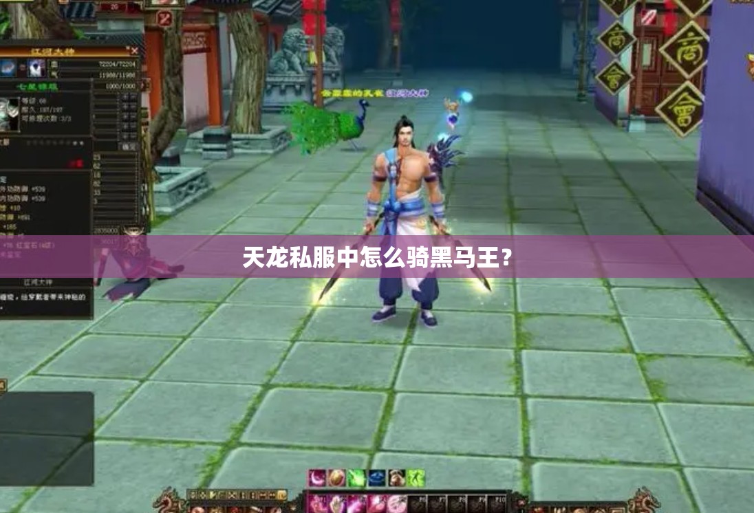 天龙私服中怎么骑黑马王? 天龙私服中怎么骑黑马王?